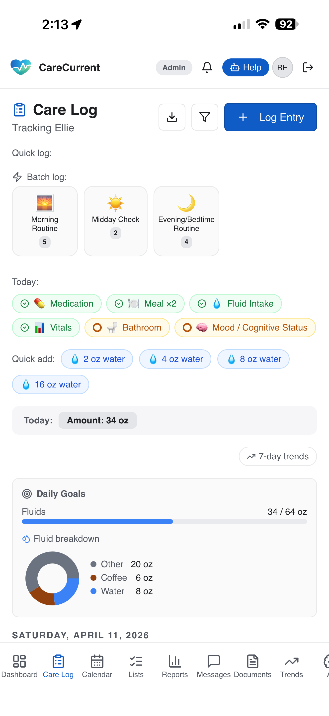 CareCurrent — In-Home Care Coordination for Families